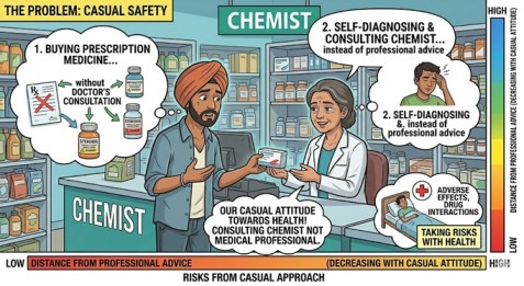 Chemist and not doctor