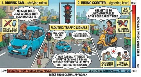 Traffic chaos