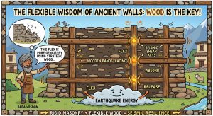 Use of wood in traditional houses