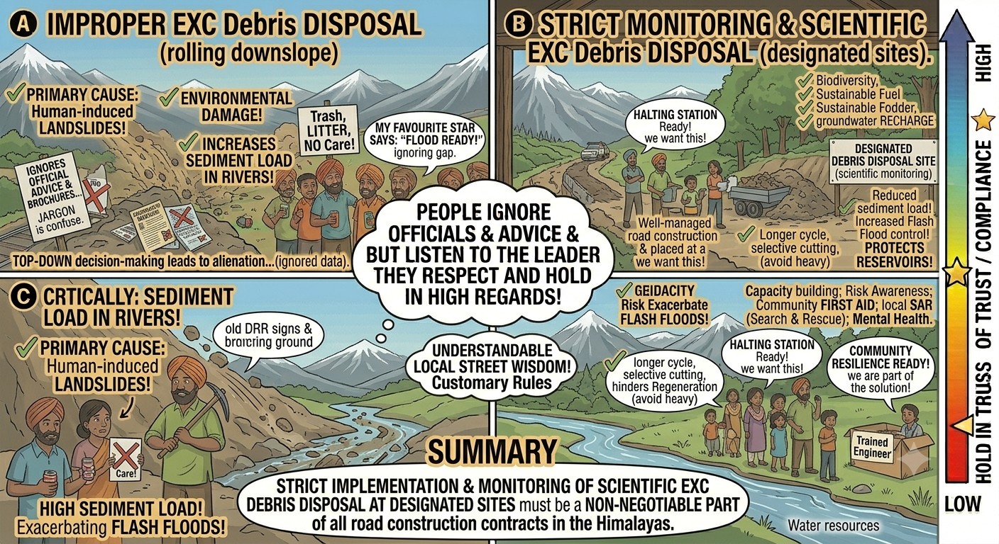 Improper debris disposal