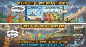 Earthquake Magnitude vs Intensity