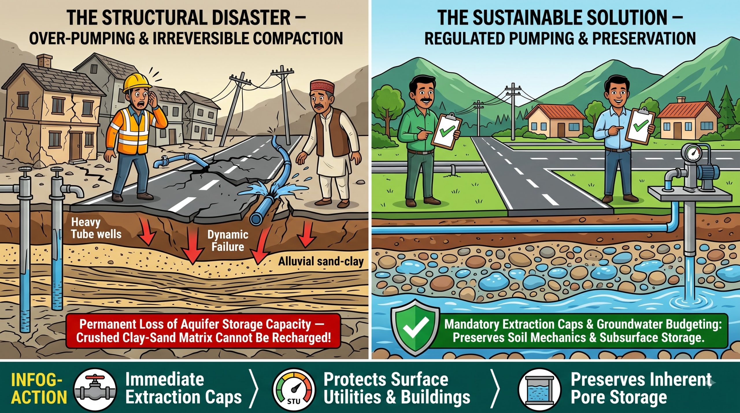 Groundwater Extraction & Ground Subsidence