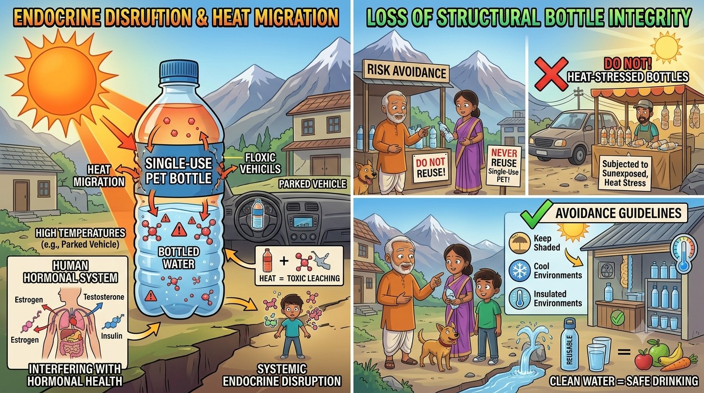 Health Hazard of Plastic Bottles