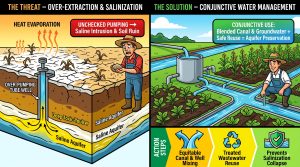 Soil salinisation