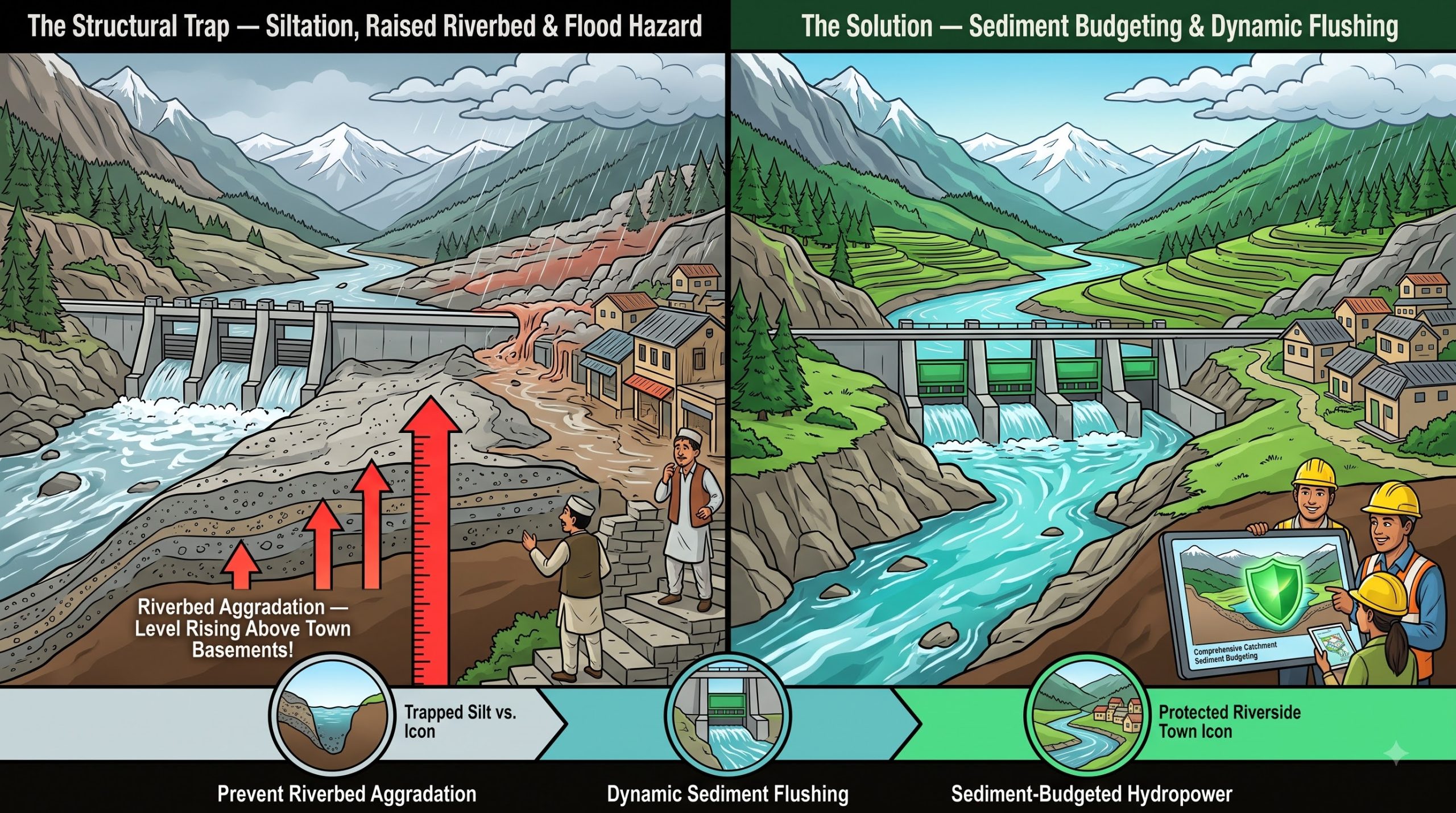 Riverbed Aggradation & Floods