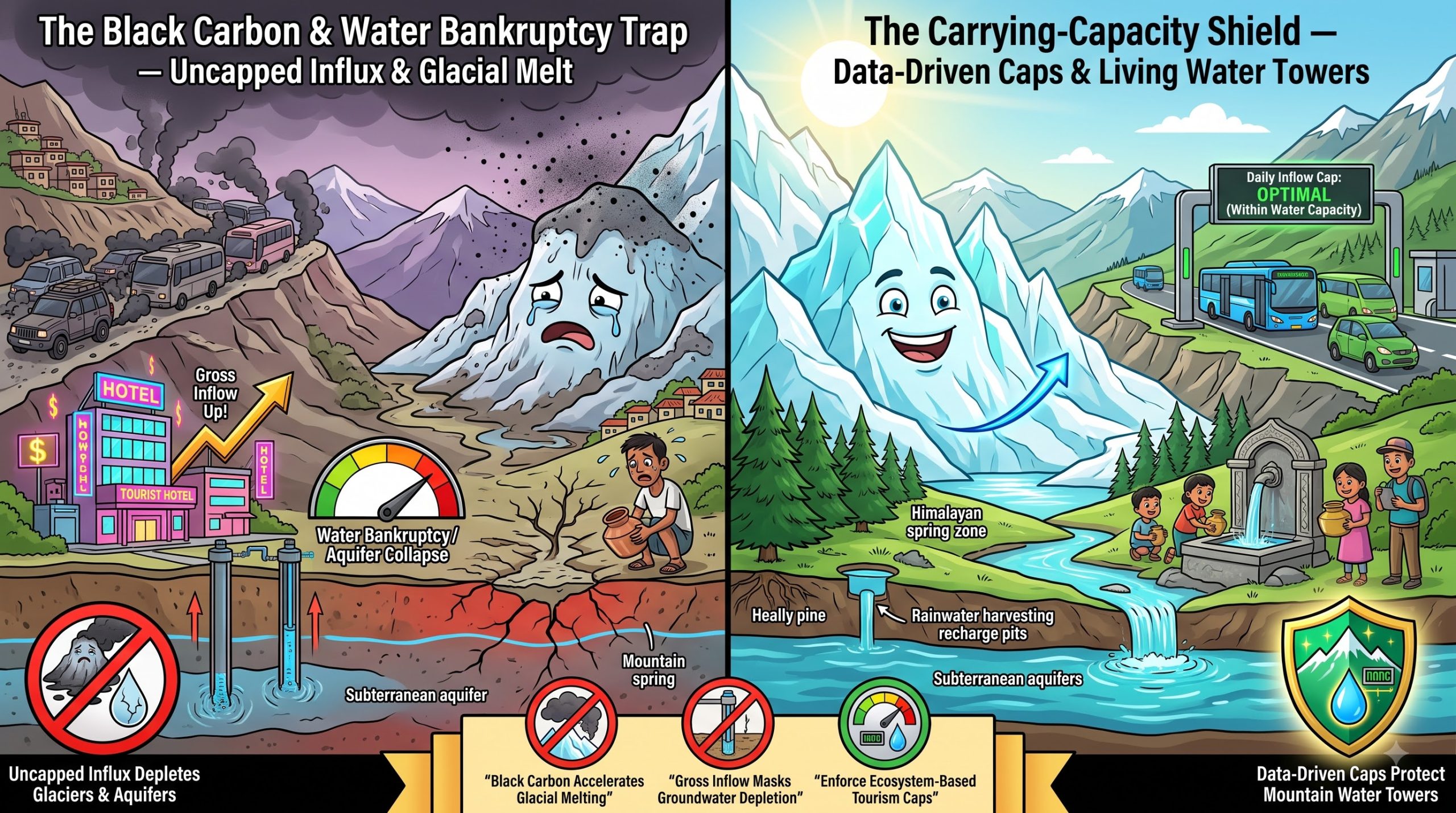 Overtourism Black Carbon & Glacial Health